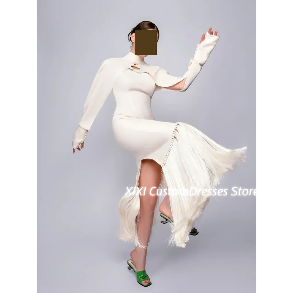 Customized فساتين سهرة Hig Scoop Neckline Floor-Length Elegant Party Dresses For Women A-Line Ruffle Zipper Up Long Sleeves
Customized فساتين سهرة Hig Scoop Neckline Floor-Length Elegant Party Dresses For Women A-Line Ruffle Zipper Up Long Sleeves