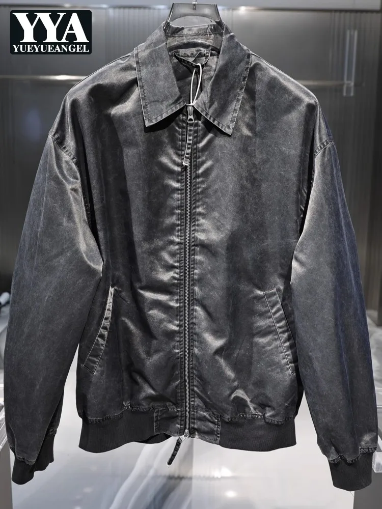 Мужская куртка в американском стиле ретро, модное пальто с рукавами «летучая мышь», свободный крой, куртки с отложным воротником, осенняя повседневная верхняя одежда на молнии
Мужская куртка в американском стиле ретро, модное пальто с рукавами «летучая мышь», свободный крой, куртки с отложным воротником, осенняя повседневная верхняя одежда на молнии