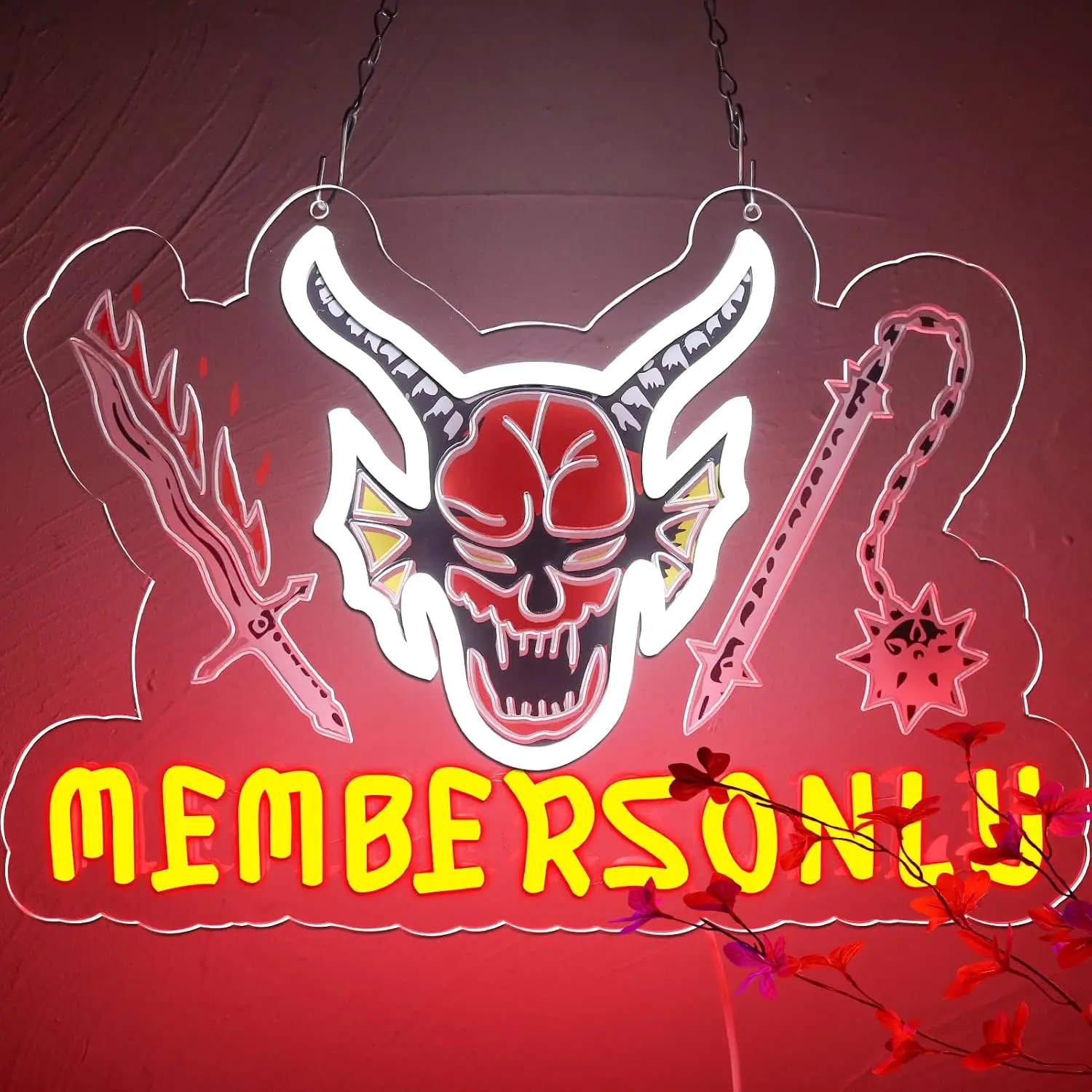 Devil Skull Sword LED Neon Sign USB Wall Light For Gothic Bar Motorcycle Club Tattoo Shop Dark Aesthetic Private Room Decor
Devil Skull Sword LED Neon Sign USB Wall Light For Gothic Bar Motorcycle Club Tattoo Shop Dark Aesthetic Private Room Decor