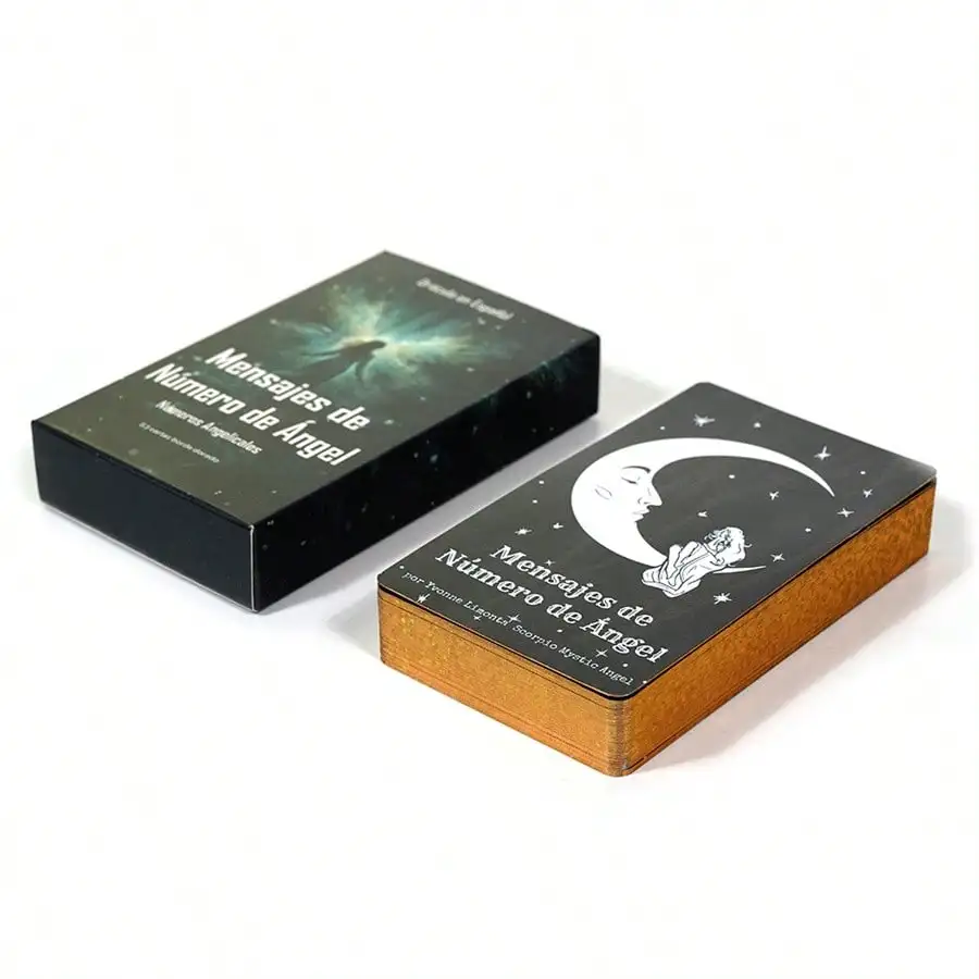 Espanol Cartas Mensajes De Número De Ángel Карты Oracle 53 Cartas Испанские карты Таро Ворождение игры Инструменты для гадания 
Espanol Cartas Mensajes De Número De Ángel Карты Oracle 53 Cartas Испанские карты Таро Ворождение игры Инструменты для гадания