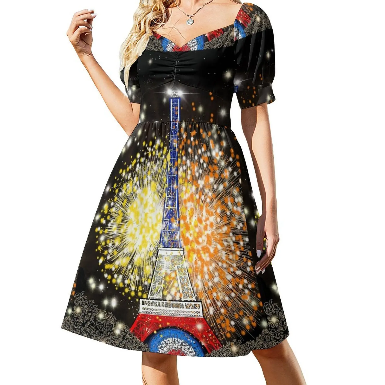 Eiffel Tower Bastille Day 14 Juillet by Maru Short-Sleeved Dress Party dresses for women elegant women's sets
Eiffel Tower Bastille Day 14 Juillet by Maru Short-Sleeved Dress Party dresses for women elegant women's sets
