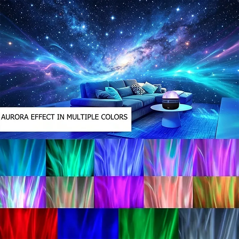 NEW Starry Projector Light With 7 Color Patterns & Remote Control Polar Projector Night Light For Bedroom Atmosphere
NEW Starry Projector Light With 7 Color Patterns & Remote Control Polar Projector Night Light For Bedroom Atmosphere