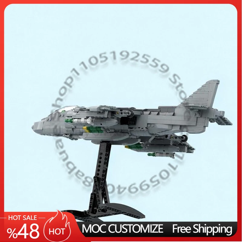 1108 PCS War series Vertical Takeoff Strike Aircraft MOC Customize Modular Building Block Creative Design DIY Assembly Toy Gift
1108 PCS War series Vertical Takeoff Strike Aircraft MOC Customize Modular Building Block Creative Design DIY Assembly Toy Gift