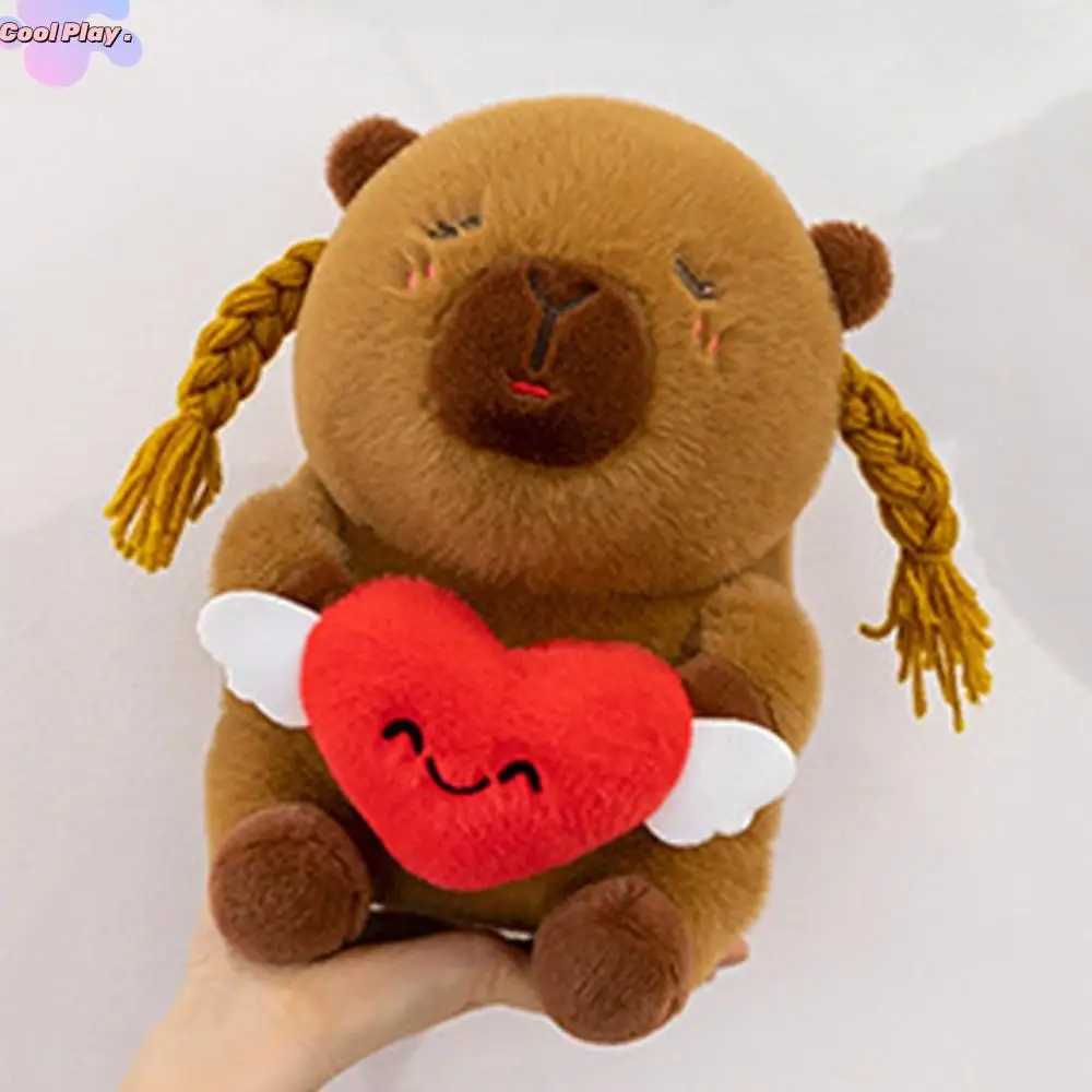 Creative Love Heart Capybara Plush Toy Braided Soft Capybara Cotton Doll Fluffy Cute Capybara Stuffed Doll Children Gift
Creative Love Heart Capybara Plush Toy Braided Soft Capybara Cotton Doll Fluffy Cute Capybara Stuffed Doll Children Gift