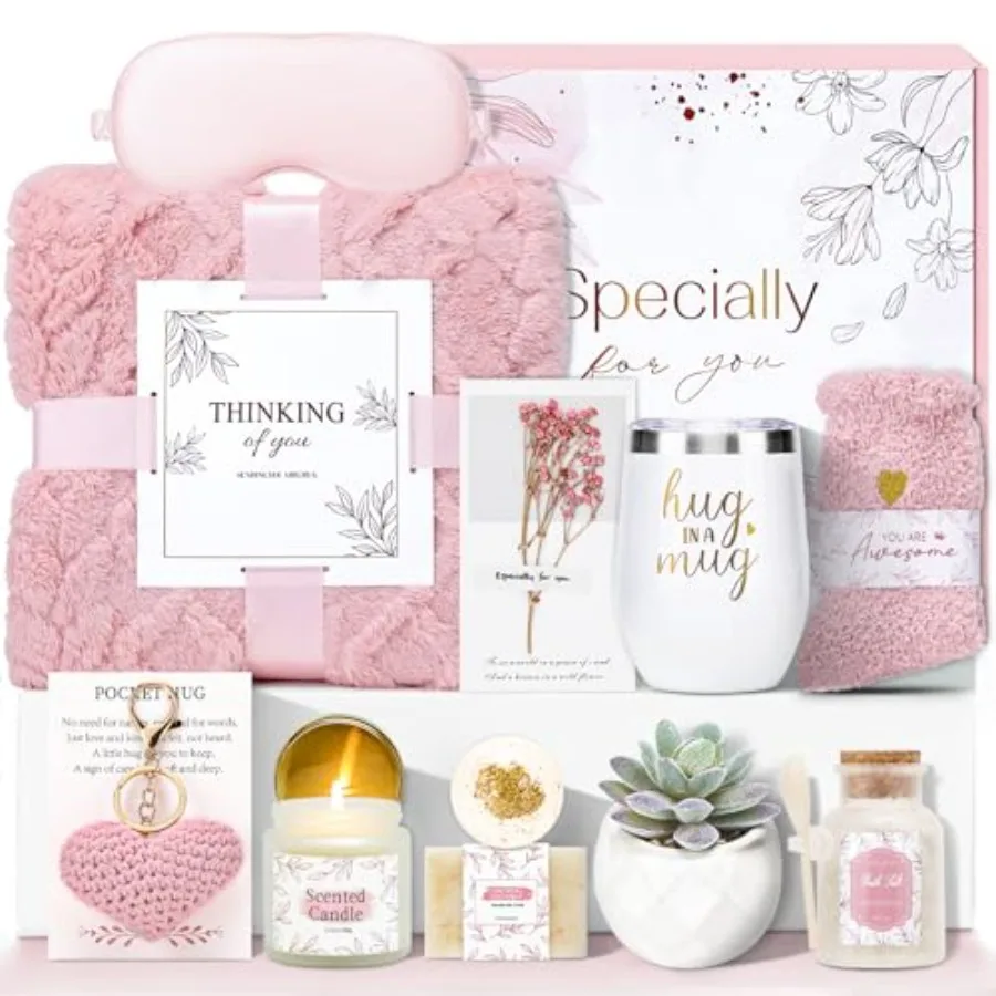 Get Well Gifts for Women Self Care Gifts Basket - Relaxing Spa Care Package After Surgery Feel Better Sympathy Mothersday Birth
Get Well Gifts for Women Self Care Gifts Basket - Relaxing Spa Care Package After Surgery Feel Better Sympathy Mothersday Birth