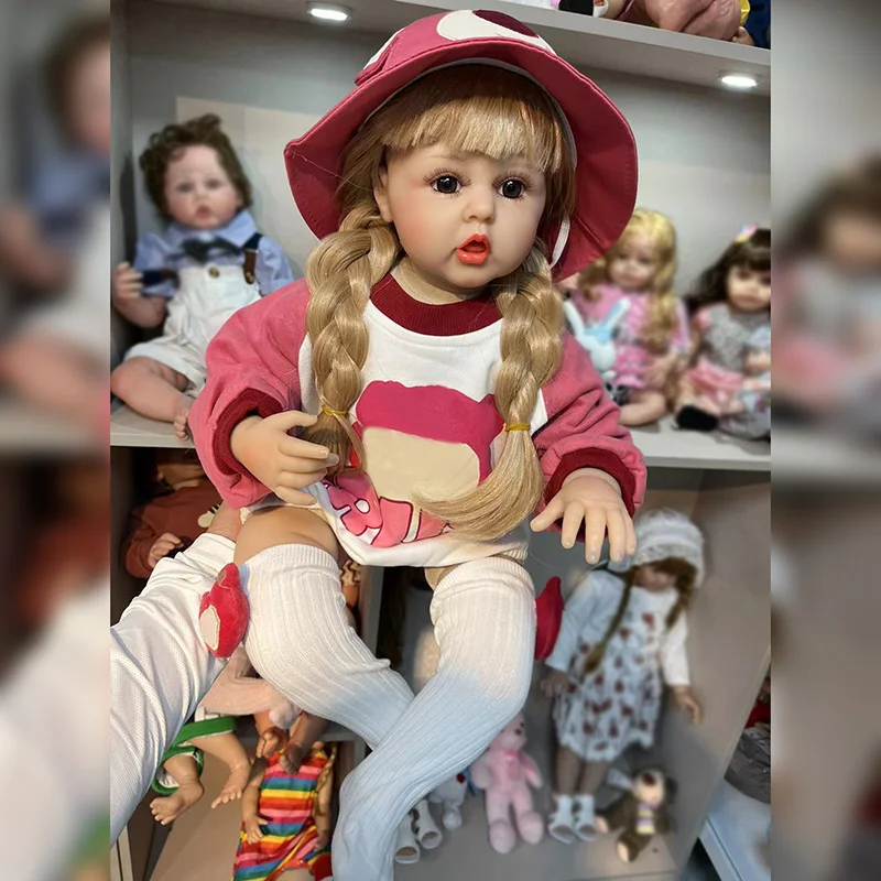 24 Inch Reborn Dolls 60 Cm Cloth Body Pretty Girl Ecin Baby Doll for Sale Ethnic Doll Kid Birthday Xmas Gifts
24 Inch Reborn Dolls 60 Cm Cloth Body Pretty Girl Ecin Baby Doll for Sale Ethnic Doll Kid Birthday Xmas Gifts