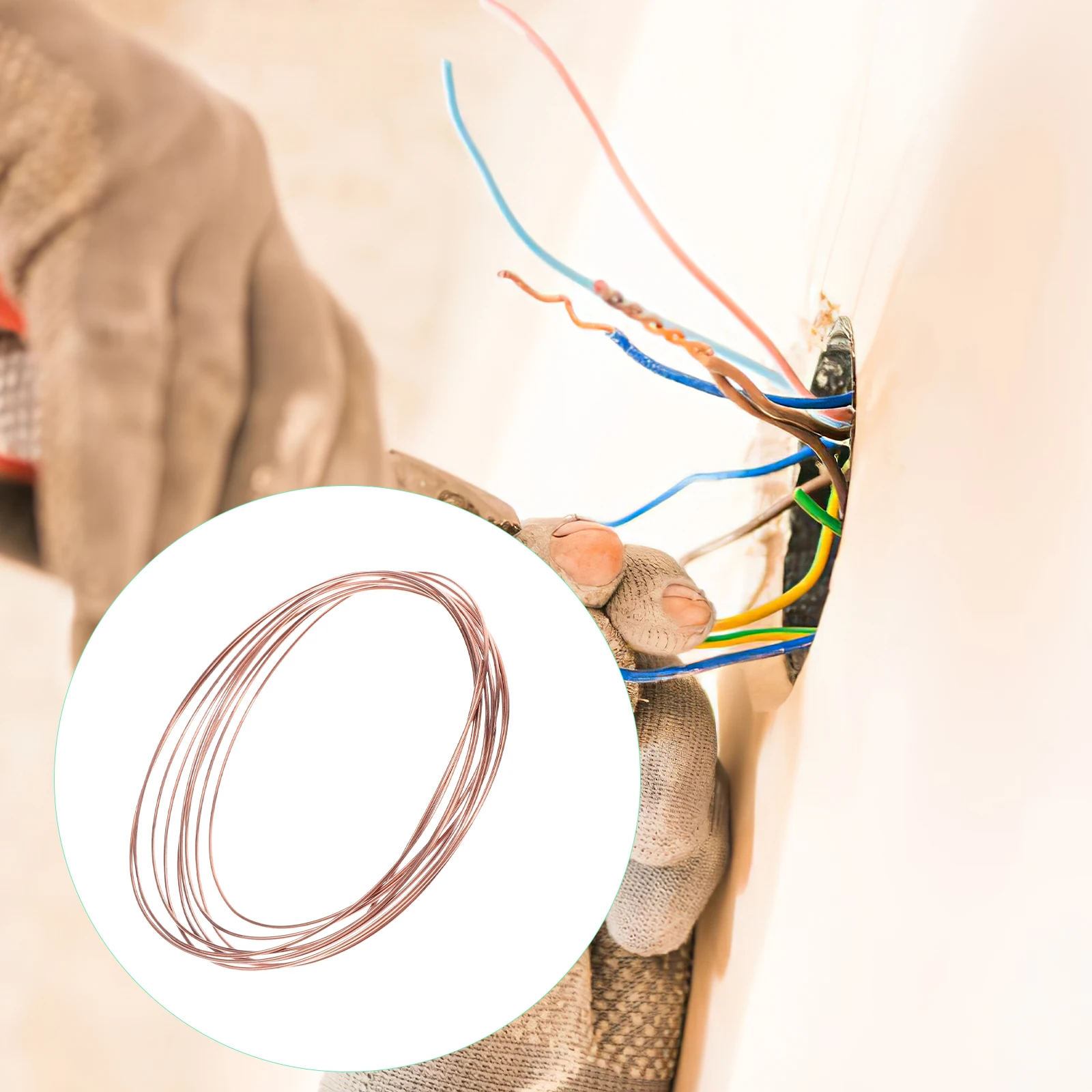 Conductive Copper Wire for Jewelry Crafting Projects Bare Wire Long Lasting Flexible Bead Ornament Handmade Accessories
Conductive Copper Wire for Jewelry Crafting Projects Bare Wire Long Lasting Flexible Bead Ornament Handmade Accessories