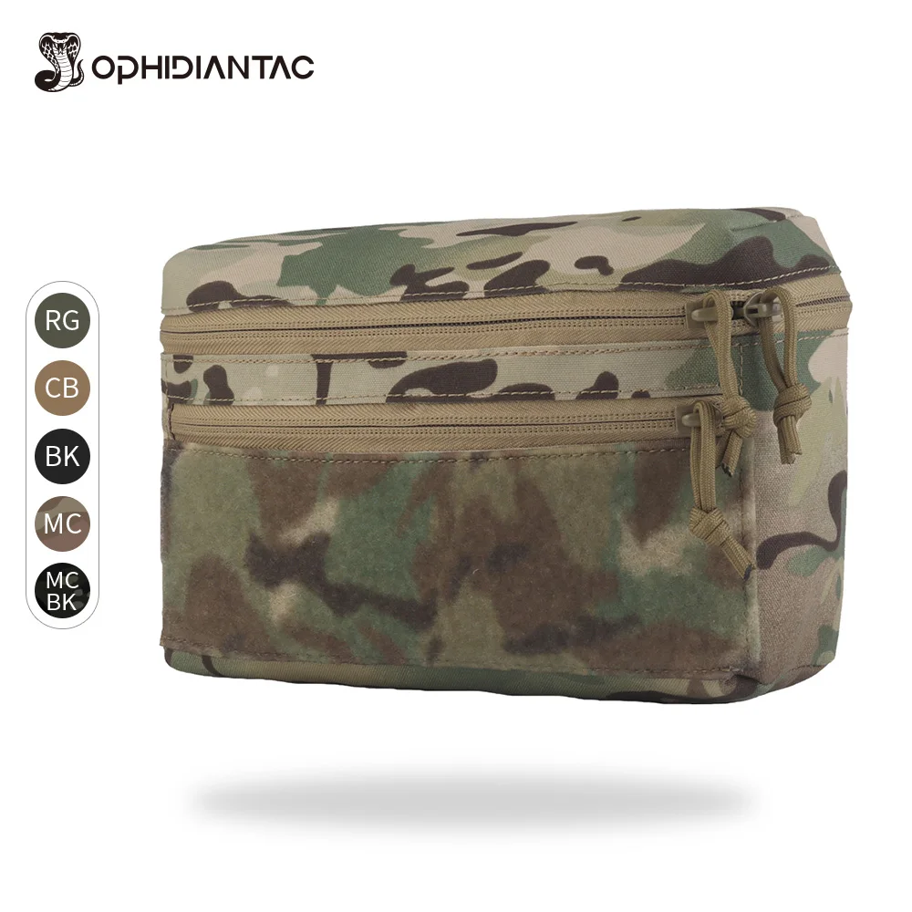 OPHIDIANTAC Sundries Storage Pouch Magic Fastener Universal Pouch With MOLLE Straps for Plate Carrier
OPHIDIANTAC Sundries Storage Pouch Magic Fastener Universal Pouch With MOLLE Straps for Plate Carrier