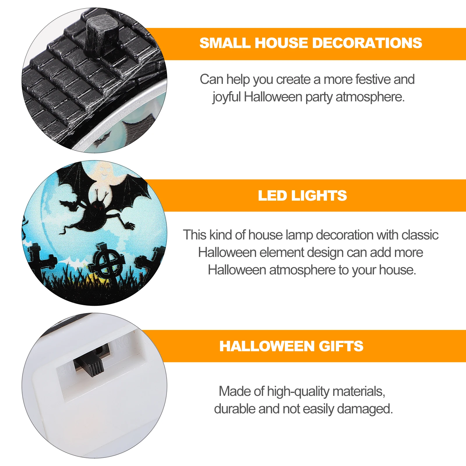 3pcs Retro LED Halloween Pumpkin Small House Decor Acrylic Light Party Gift for Family Festival Decoration
3pcs Retro LED Halloween Pumpkin Small House Decor Acrylic Light Party Gift for Family Festival Decoration