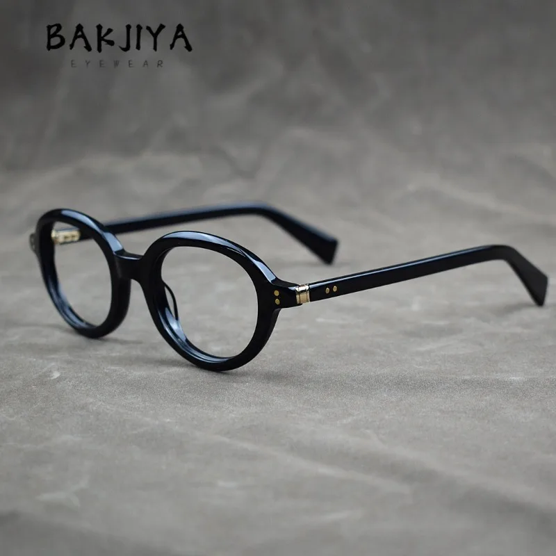 Japanese Designer Acetate Glasses Frame Women Small Round Frame Myopia Prescription Eyeglasses Retro Oval Round Eyewear for Men
Japanese Designer Acetate Glasses Frame Women Small Round Frame Myopia Prescription Eyeglasses Retro Oval Round Eyewear for Men