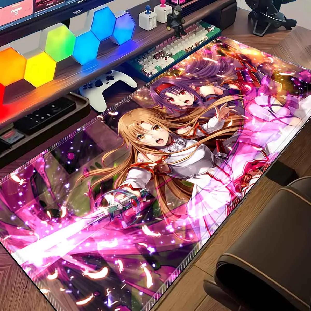 Большой коврик для мыши в стиле аниме Асуна Юки Sword Art Online, резиновый коврик для мыши, игровой профессиональный нескользящий коврик для клавиатуры, настольный коврик
Большой коврик для мыши в стиле аниме Асуна Юки Sword Art Online, резиновый коврик для мыши, игровой профессиональный нескользящий коврик для клавиатуры, настольный коврик