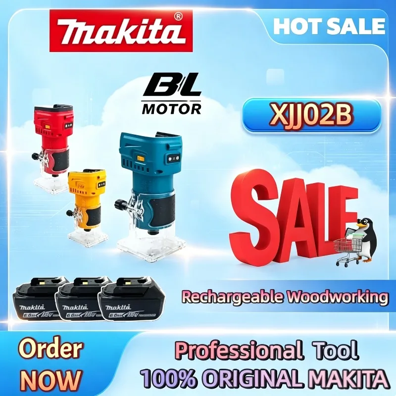 Brushless Cordless Professional Makita Wood Trimming Machine 2026 New Electric Rechargeable Household Woodworking 18V Power Tool
Brushless Cordless Professional Makita Wood Trimming Machine 2026 New Electric Rechargeable Household Woodworking 18V Power Tool