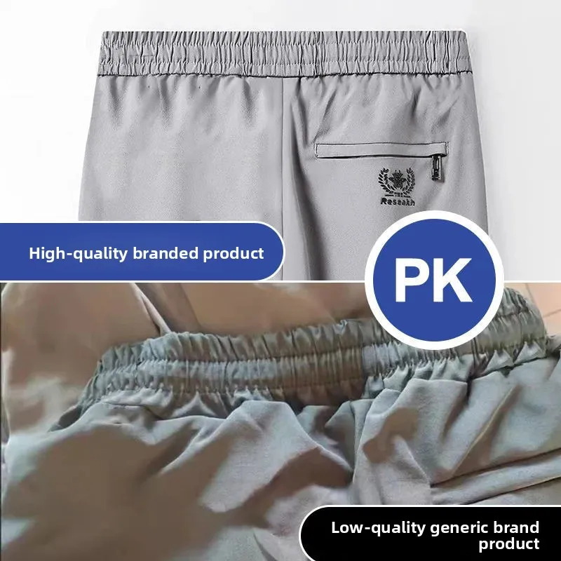 Ice Silk Men's Summer Casual Pants Elastic Loose Fit Spor Thin Qui Dry Straight Leg Long Trousers Breathable Comfortable
Ice Silk Men's Summer Casual Pants Elastic Loose Fit Spor Thin Qui Dry Straight Leg Long Trousers Breathable Comfortable