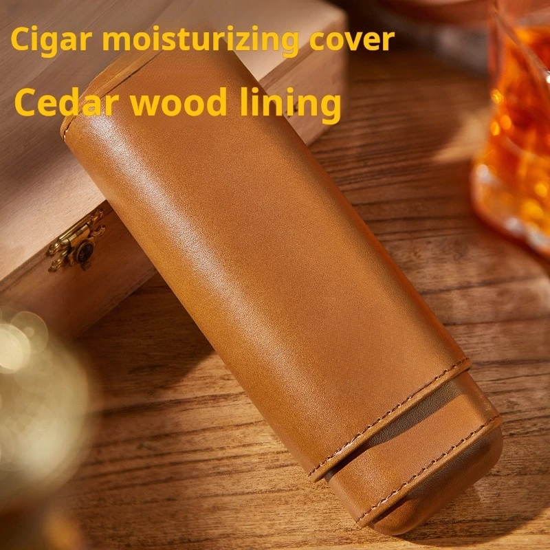 Genuine Cow Leather Cigar Case Holds 2 Cigars Delicate Craftsmanship & Premium Texture
Genuine Cow Leather Cigar Case Holds 2 Cigars Delicate Craftsmanship & Premium Texture