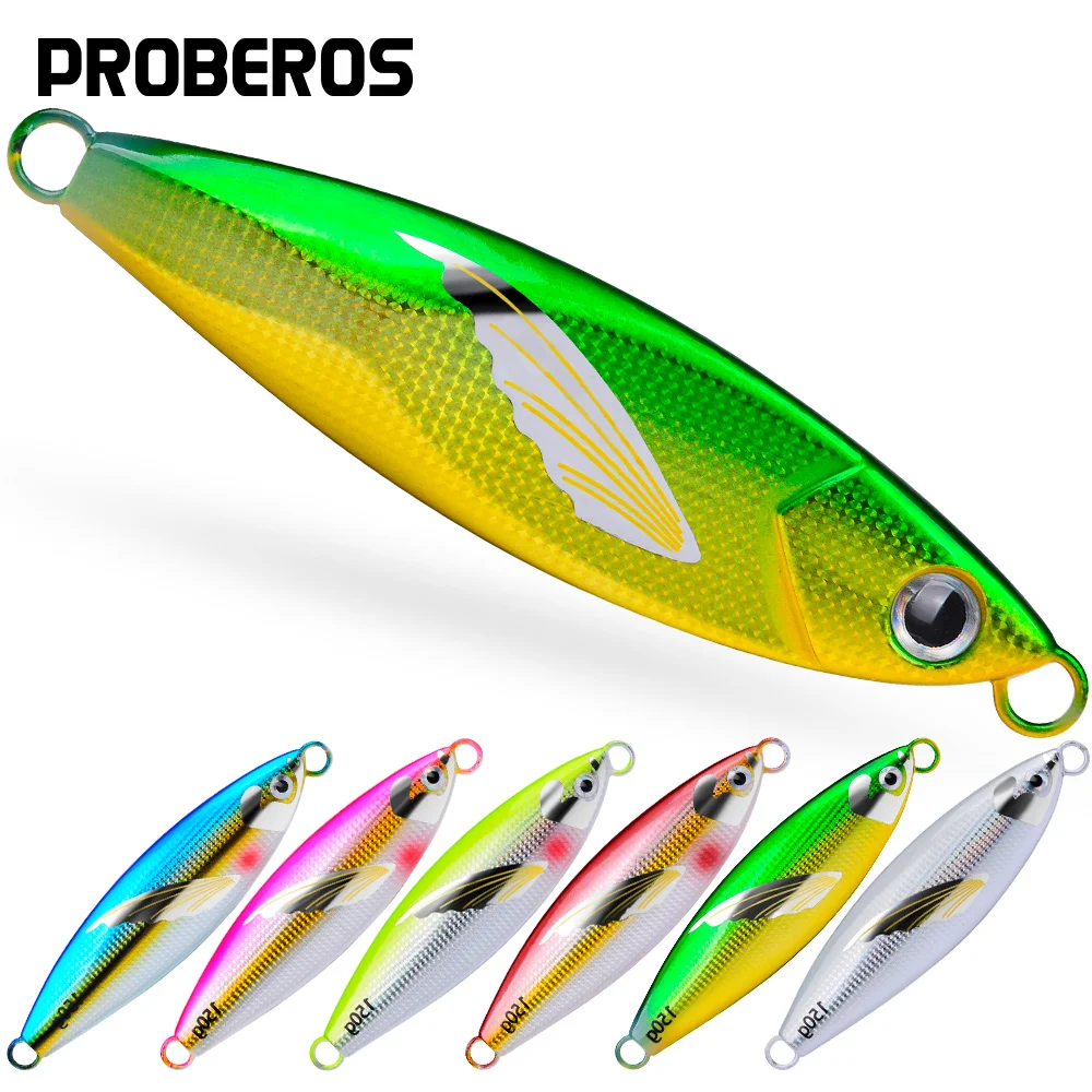 Saltwater 1pc Jigs Fishing Lures, Saltwater Fishing Lure with Corrosion-Resistant Carbon for Tuna Salmon Grouper 30g 40g 60g
Saltwater 1pc Jigs Fishing Lures, Saltwater Fishing Lure with Corrosion-Resistant Carbon for Tuna Salmon Grouper 30g 40g 60g
