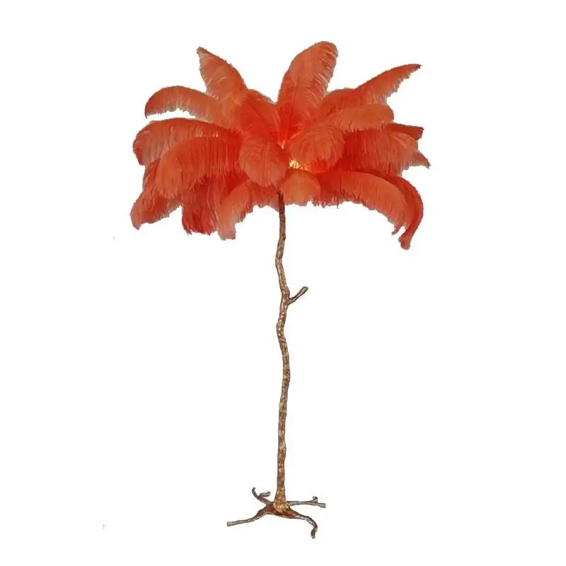 American luxury all copper background feather floor lamp bedside lamp princess living room
American luxury all copper background feather floor lamp bedside lamp princess living room