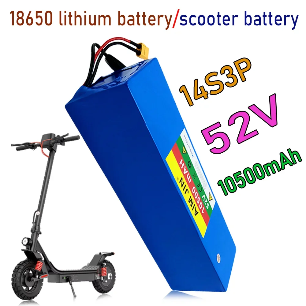 18650 Rechargeable Battery Pack 14S3P 52V 10500mAH Scooter Electric Bicycle Battery
18650 Rechargeable Battery Pack 14S3P 52V 10500mAH Scooter Electric Bicycle Battery