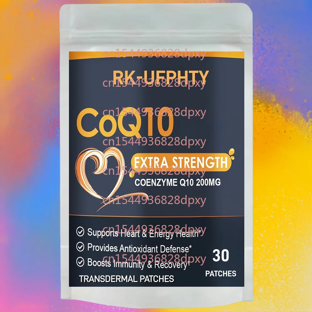 30 Patches CoQ10 Transdermal Patches for Heart & Immune Health Support, Powerful Antioxidant, Boosts Energy
30 Patches CoQ10 Transdermal Patches for Heart & Immune Health Support, Powerful Antioxidant, Boosts Energy