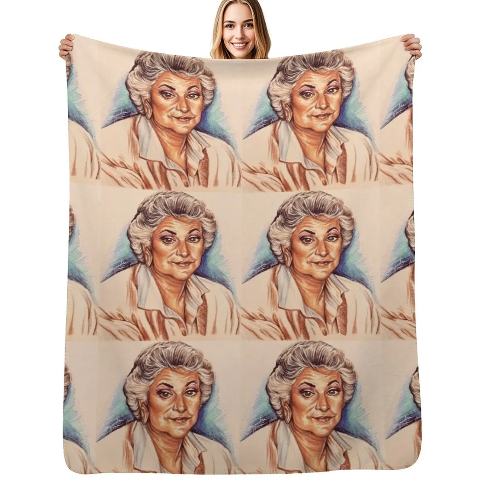 Dorothy Zbornak Or Bea Arthur Throw Blanket Warm Comfortable Blanket for Office Napping
Dorothy Zbornak Or Bea Arthur Throw Blanket Warm Comfortable Blanket for Office Napping