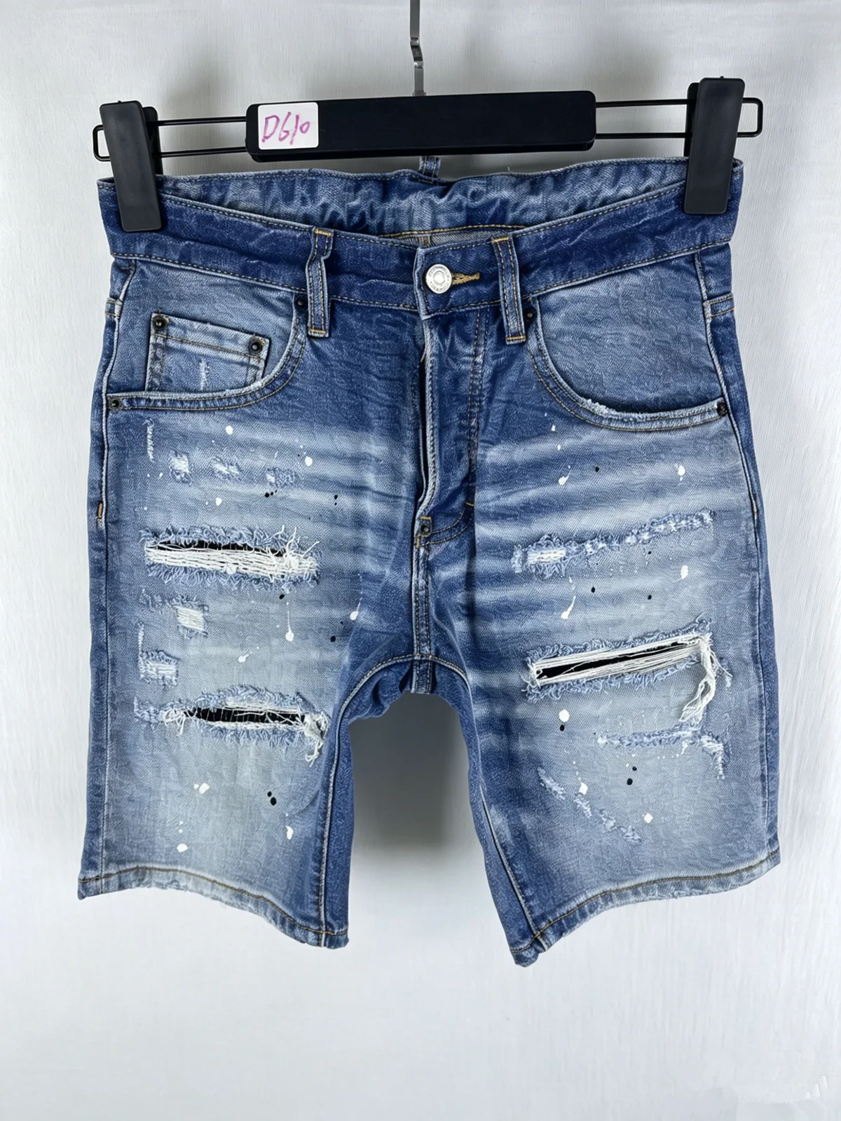 D610 Summer New Men's Jeans Washed Print Slim-fit Micro-elastic Simple All-match Denim Shorts Men's Blue
D610 Summer New Men's Jeans Washed Print Slim-fit Micro-elastic Simple All-match Denim Shorts Men's Blue