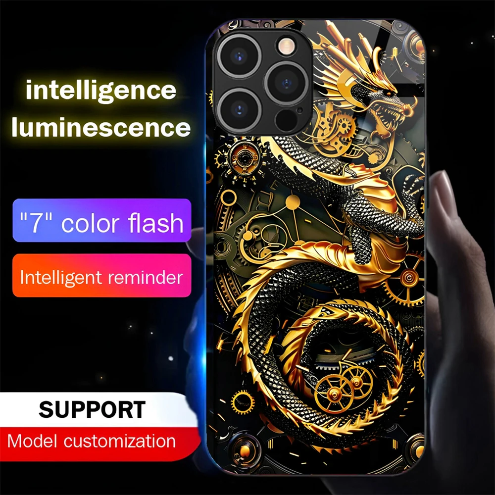Dragon Circles Luminous Glass LED Call Light Up Flash Phone Case Cover For Samsung S25 S24 S23 S22 S21 S20 FE Plus Ultra
Dragon Circles Luminous Glass LED Call Light Up Flash Phone Case Cover For Samsung S25 S24 S23 S22 S21 S20 FE Plus Ultra