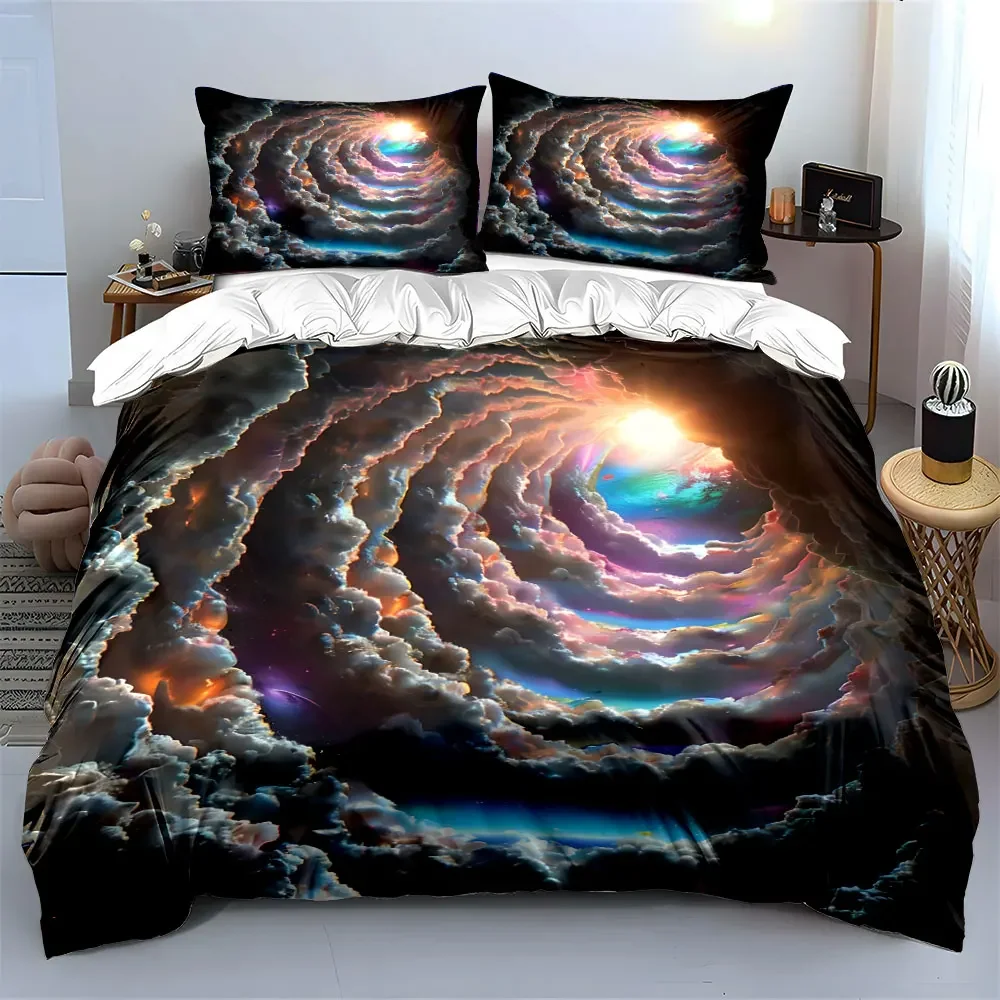 "Galaxy Cloud Art Decor Set" Soft Comfortable Duvet Cover Bedding Set Included 1*Duvet Cover & 2*Pillowcases, gift
"Galaxy Cloud Art Decor Set" Soft Comfortable Duvet Cover Bedding Set Included 1*Duvet Cover & 2*Pillowcases, gift