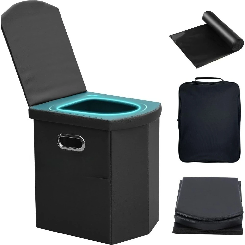 XL Portable Folding Toilet for Adults Extra Large Travel Camping Potty with Lid for Car Hiking Beach Outdoor
XL Portable Folding Toilet for Adults Extra Large Travel Camping Potty with Lid for Car Hiking Beach Outdoor