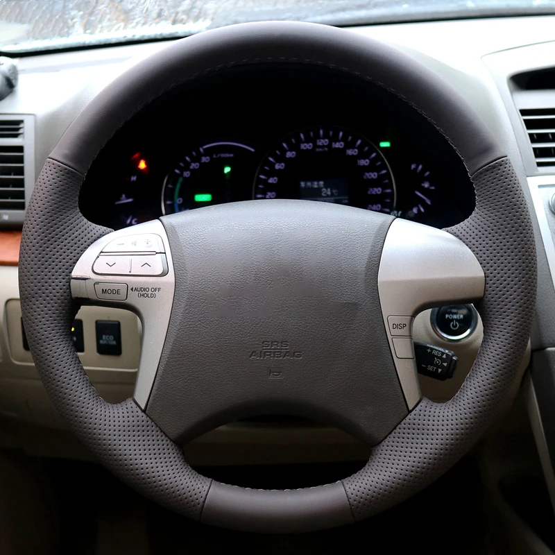Custom Microfiber Leather Steering Wheel Cover Wrap for Toyota Highlander 2008-2014 Camry 2007-2011
Custom Microfiber Leather Steering Wheel Cover Wrap for Toyota Highlander 2008-2014 Camry 2007-2011