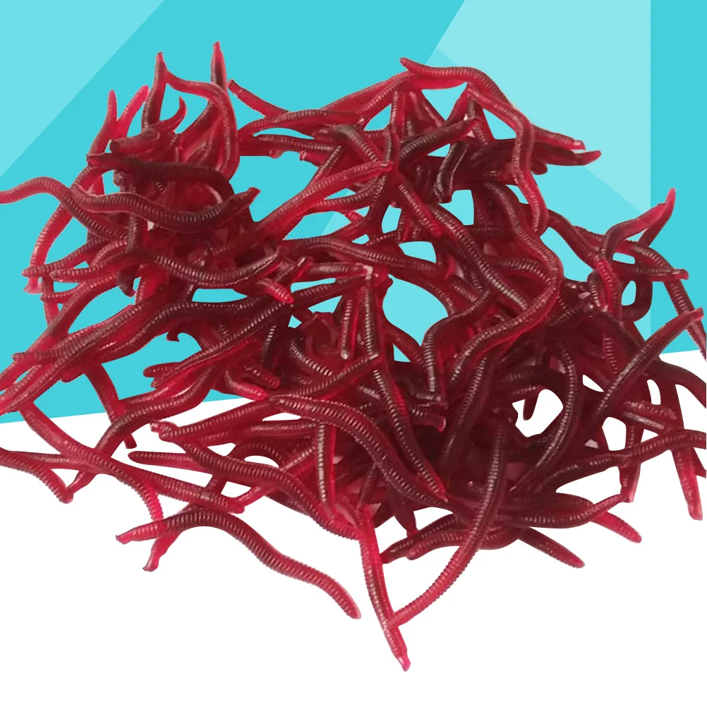 50 Pcs 4cm Simulation Fishing Plastic Lures Bait Bionic Worm Lifelike Fishy Smell Lures (Red)
50 Pcs 4cm Simulation Fishing Plastic Lures Bait Bionic Worm Lifelike Fishy Smell Lures (Red)