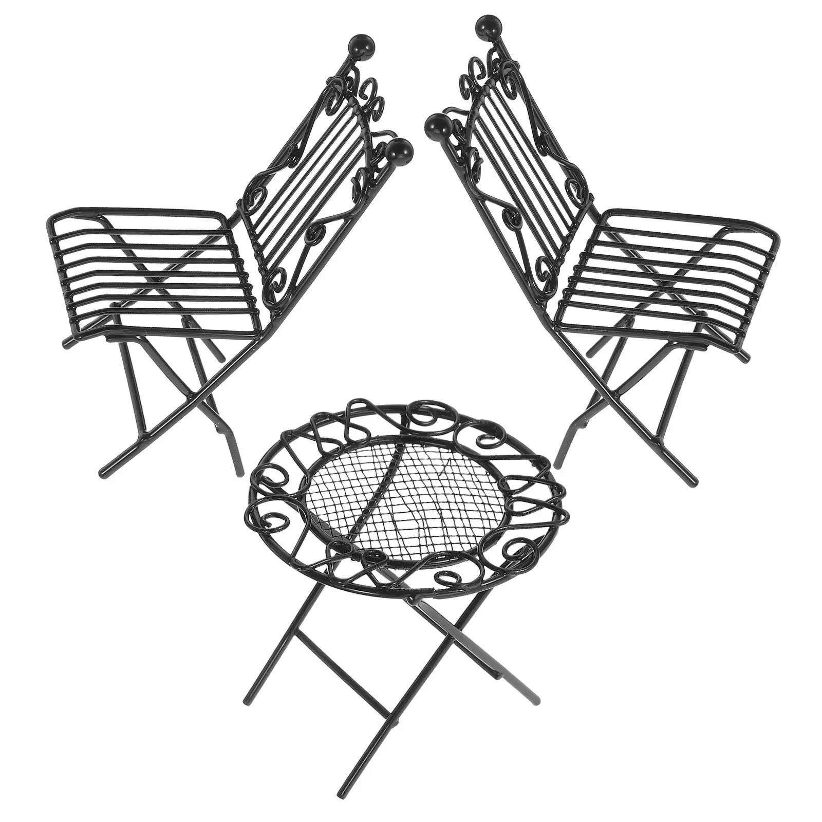 Набор миниатюрных железных столов и стульев в масштабе 1:12 с реалистичными деталями для кукольного домика, компактный декор для дома, мини-мебель
Набор миниатюрных железных столов и стульев в масштабе 1:12 с реалистичными деталями для кукольного домика, компактный декор для дома, мини-мебель