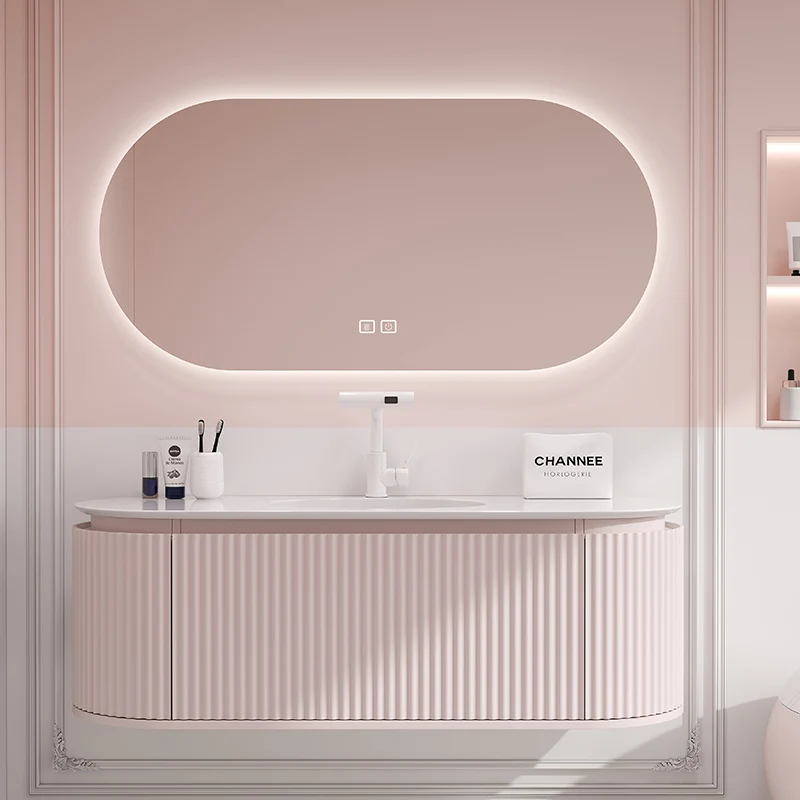 Villa bungalow high-end smart bathroom cabinet rock slab toilet washstand
Villa bungalow high-end smart bathroom cabinet rock slab toilet washstand