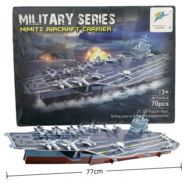3D головоломка собрать военный военный корабль USS Nimitz авианосчик 77 см 3D бумага развитие интеллекта игрушка «сделай сам»
3D головоломка собрать военный военный корабль USS Nimitz авианосчик 77 см 3D бумага развитие интеллекта игрушка «сделай сам»