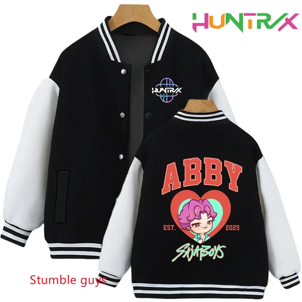 Kids Autumn Winter Kpop Demon Hunters Sweatshirts Jacket Hoodie Cartoon Trucksuit Baseball Uniform Boys Girls 
Kids Autumn Winter Kpop Demon Hunters Sweatshirts Jacket Hoodie Cartoon Trucksuit Baseball Uniform Boys Girls