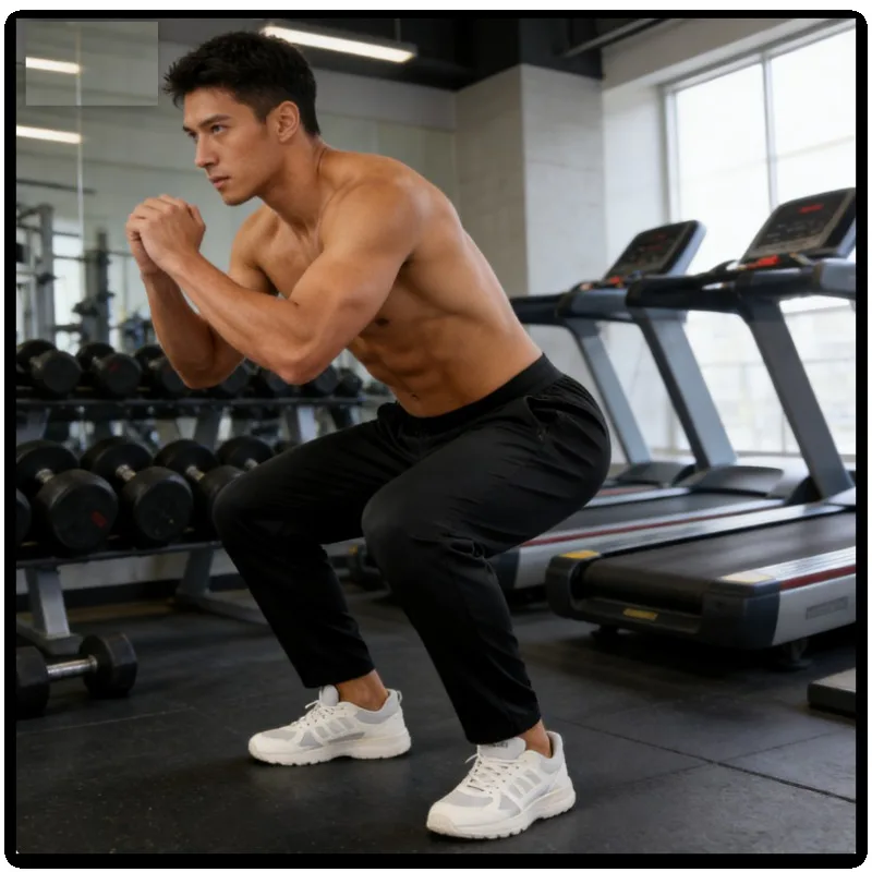 Men's Loose Fit Training Pants Quick Dry Breathable Gym Running Joggers Outdoor Stretch Workout Trousers
Men's Loose Fit Training Pants Quick Dry Breathable Gym Running Joggers Outdoor Stretch Workout Trousers