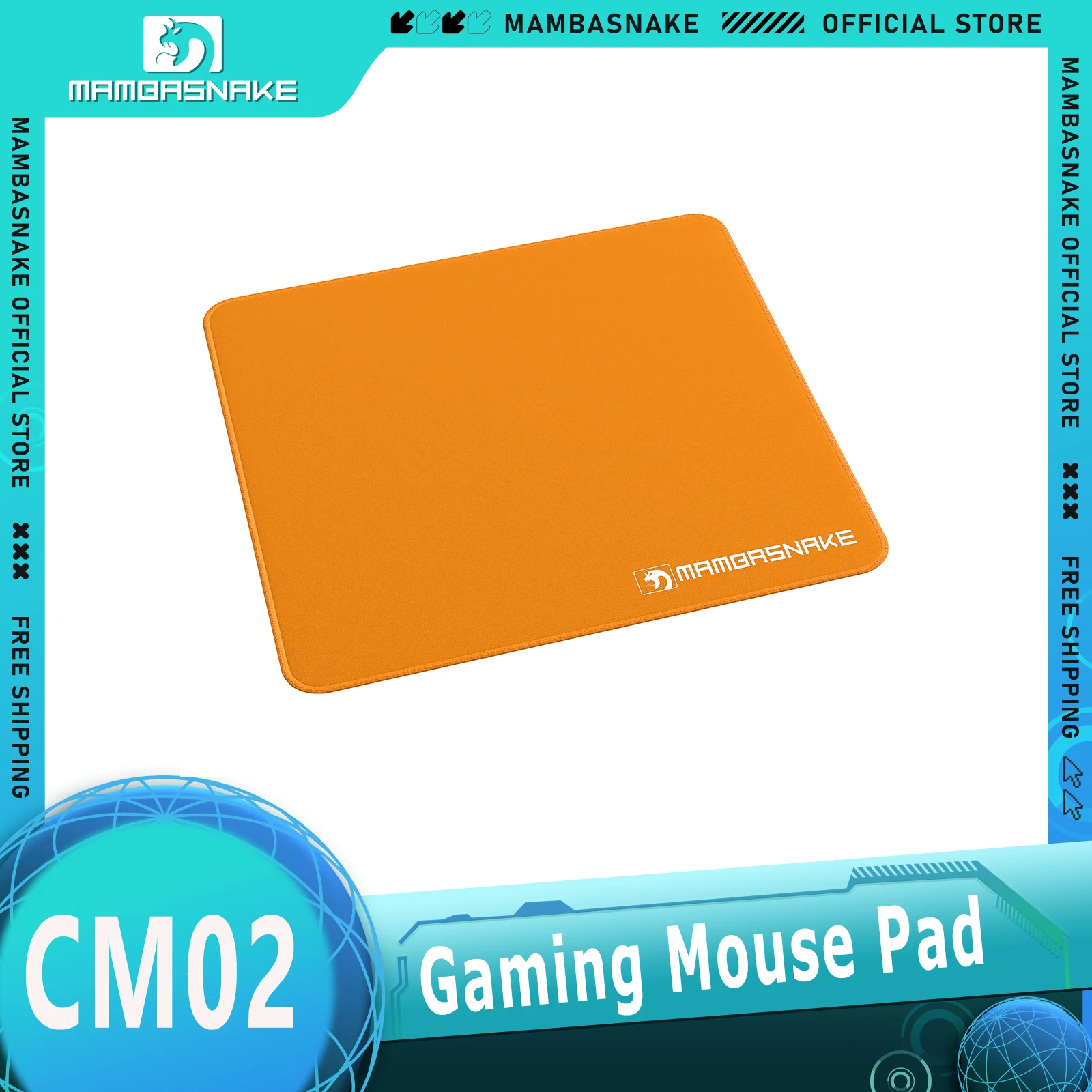 MAMBASNAKE CM02 Large Gaming Mouse Pad, Easy Gliding, 5S Waterproof Coating, Ultra-dense Fiber Cloth, Non-Slip Rubber Base
MAMBASNAKE CM02 Large Gaming Mouse Pad, Easy Gliding, 5S Waterproof Coating, Ultra-dense Fiber Cloth, Non-Slip Rubber Base