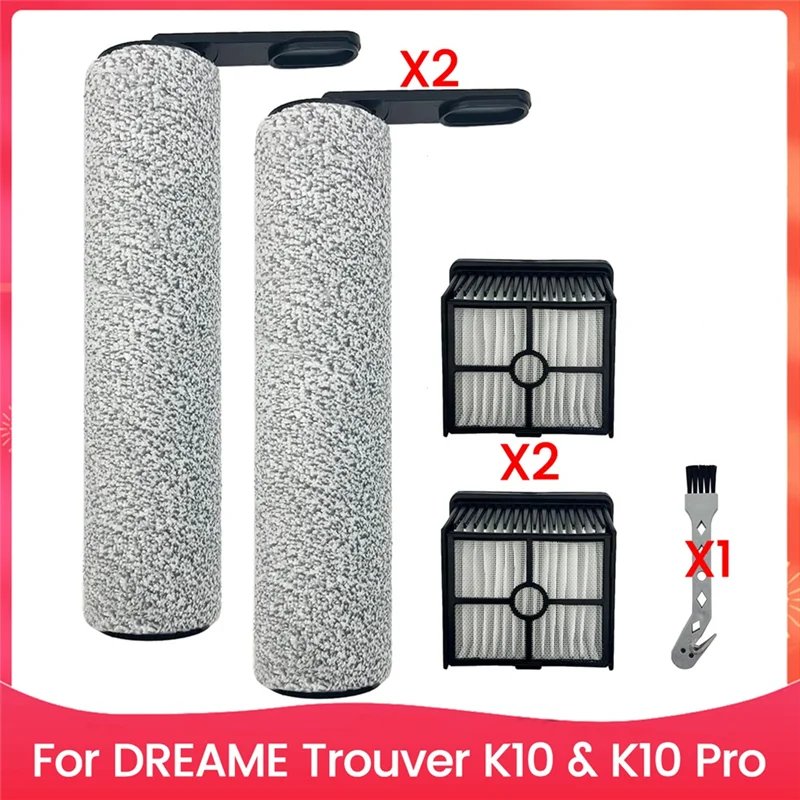 A63X-щетка и комплект фильтров для DREAME Trouver K10 и K10 Pro, запасные части для беспроводного пылесоса для влажной и сухой уборки
A63X-щетка и комплект фильтров для DREAME Trouver K10 и K10 Pro, запасные части для беспроводного пылесоса для влажной и сухой уборки
