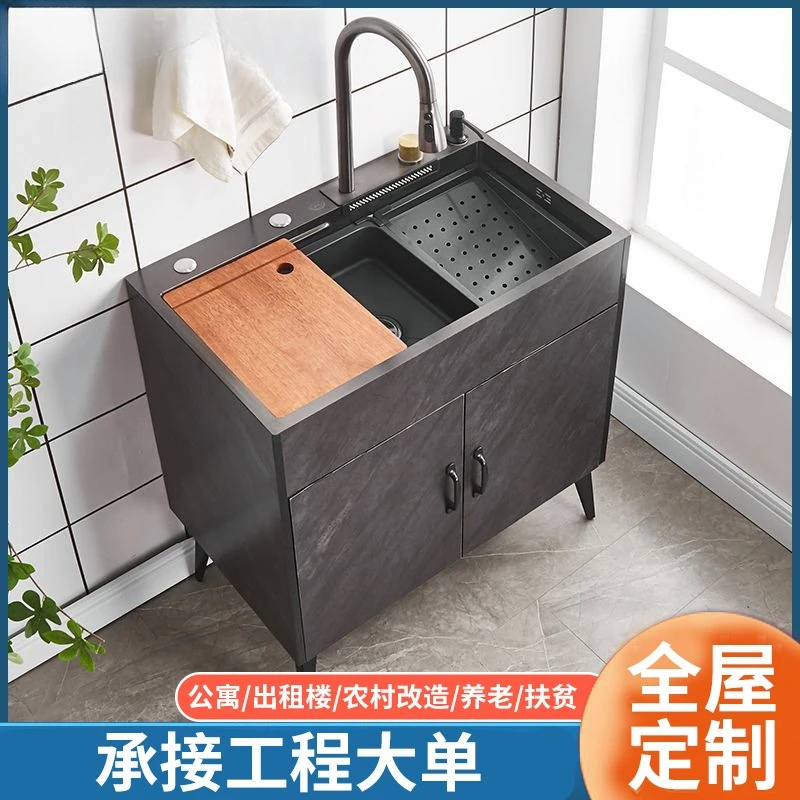 simple sink double sink stainless steel basin household kitchen dishwashing basin integrated cabinet commercial stainless steel
simple sink double sink stainless steel basin household kitchen dishwashing basin integrated cabinet commercial stainless steel