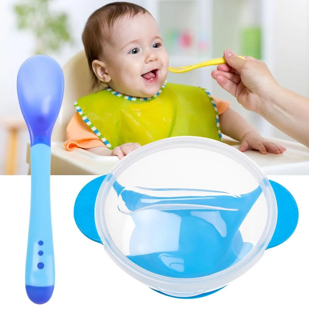 Новый набор посуды для обучения самостоятельному приему пищи: тарелка на присоске, ложка, столовые приборы
Новый набор посуды для обучения самостоятельному приему пищи: тарелка на присоске, ложка, столовые приборы