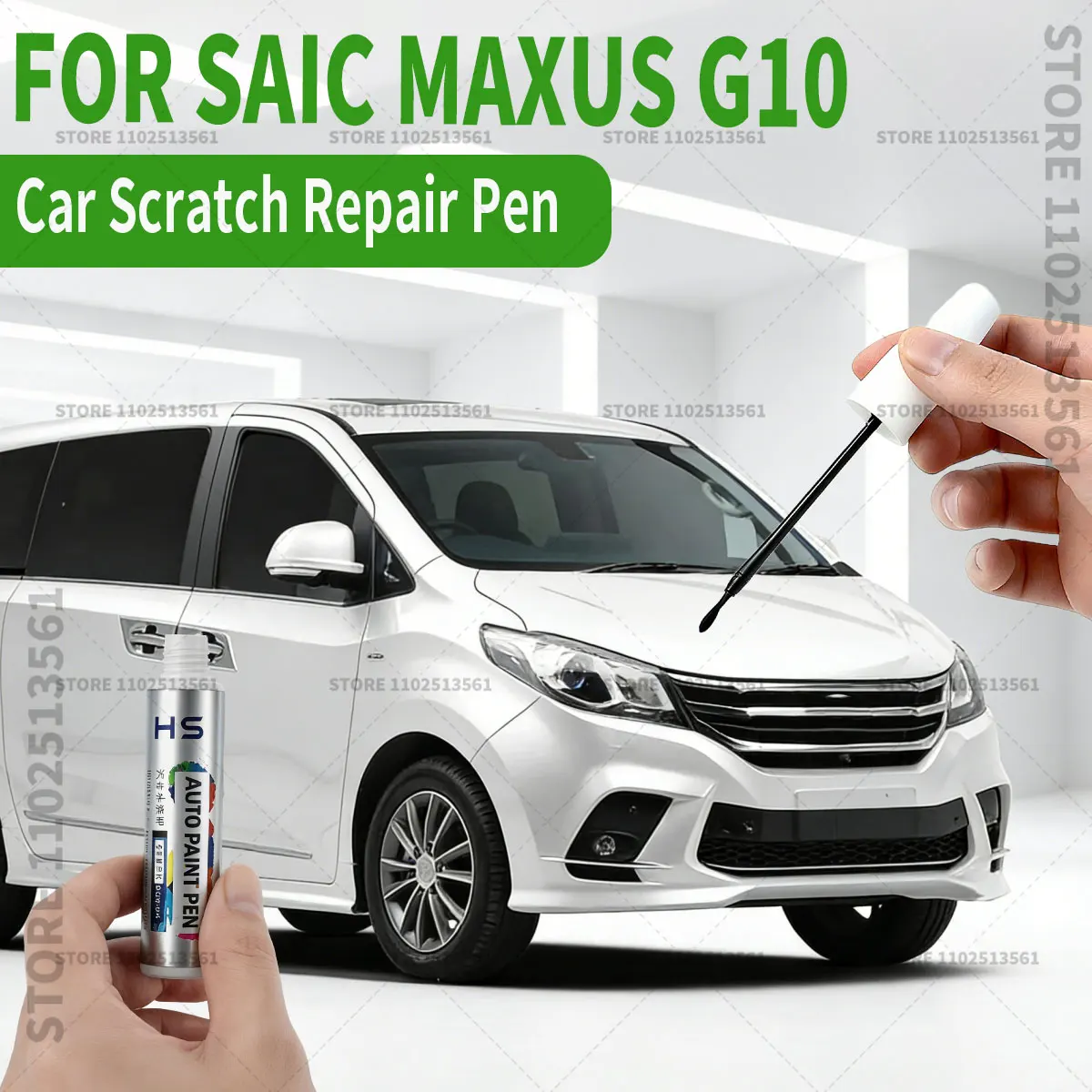 Ручка-карандаш для ремонта автомобильной краски (черный, янтарный, золотой, серебряный, белый, сапфирово-синий) для SAIC Maxus G10 2015-2024 гг., аксессуары для устранения царапин на краске
Ручка-карандаш для ремонта автомобильной краски (черный, янтарный, золотой, серебряный, белый, сапфирово-синий) для SAIC Maxus G10 2015-2024 гг., аксессуары для устранения царапин на краске
