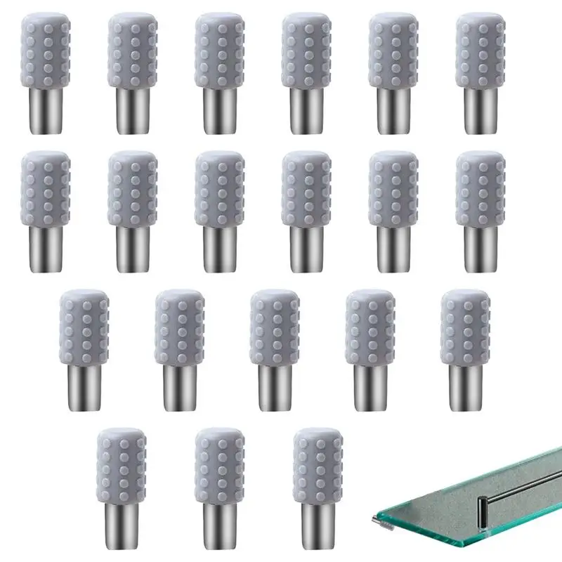 Cabinet Partition Nail 20PCS Silicone Anti-Slip Partition Nail Multipurpose Partition Nail For Support Wood Glass Shelf
Cabinet Partition Nail 20PCS Silicone Anti-Slip Partition Nail Multipurpose Partition Nail For Support Wood Glass Shelf