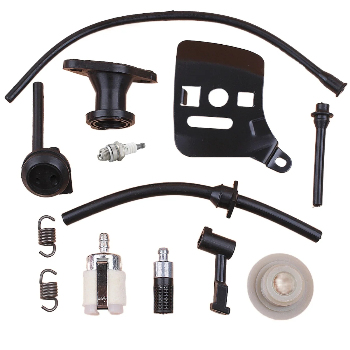 Комплект: топливный шланг, фильтр, червячная передача, впускной коллектор, пластина-бар для китайских бензопил 2500 25cc, 2-тактных малых пил, запчасти
Комплект: топливный шланг, фильтр, червячная передача, впускной коллектор, пластина-бар для китайских бензопил 2500 25cc, 2-тактных малых пил, запчасти