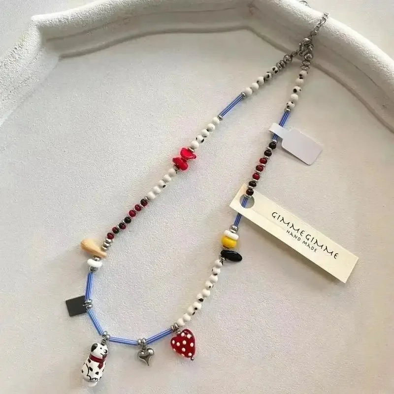 Black and White Beaded Dalmatian Puppy Cute Personalized 2025 Pendant Necklace for Women Girl Fashion Lovely Gift Jewelry
Black and White Beaded Dalmatian Puppy Cute Personalized 2025 Pendant Necklace for Women Girl Fashion Lovely Gift Jewelry