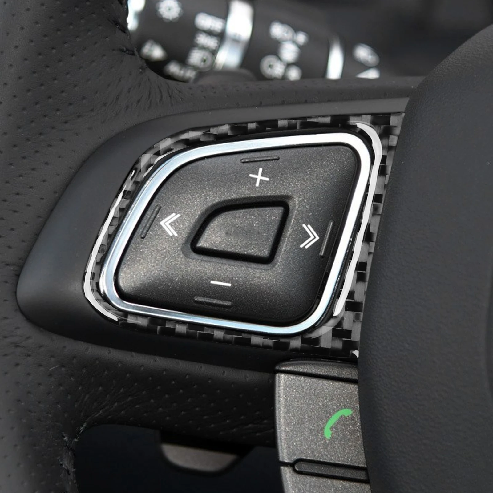 Car Steering Wheel Chin Side Button Panel Decorative For Range Rover Evoque 2012-2018 Carbon Fiber Interior Accessory Stickers
Car Steering Wheel Chin Side Button Panel Decorative For Range Rover Evoque 2012-2018 Carbon Fiber Interior Accessory Stickers
