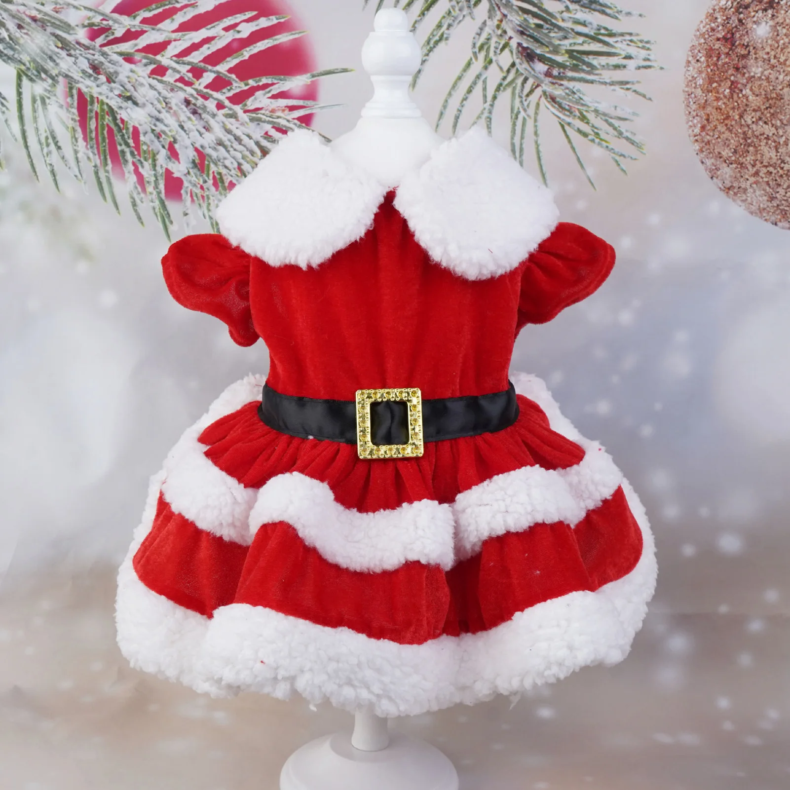 Dog Christmas Costume Puppy Dress Soft Warm Short Sleeve Xmas Pet Clothes Dog Christmas Outfit For Dogs Cats XL
Dog Christmas Costume Puppy Dress Soft Warm Short Sleeve Xmas Pet Clothes Dog Christmas Outfit For Dogs Cats XL