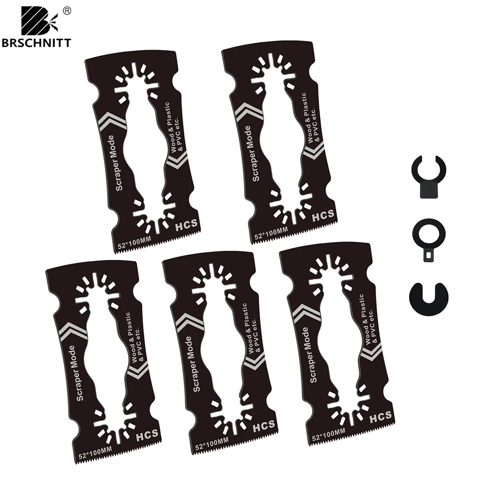 BRSCHNITT Oscillating Multi-Tool Blade Scraper for Wood PVC Plasterboard Paint Tile Adhesive Removal Universal Fit Multi-Blade
BRSCHNITT Oscillating Multi-Tool Blade Scraper for Wood PVC Plasterboard Paint Tile Adhesive Removal Universal Fit Multi-Blade
