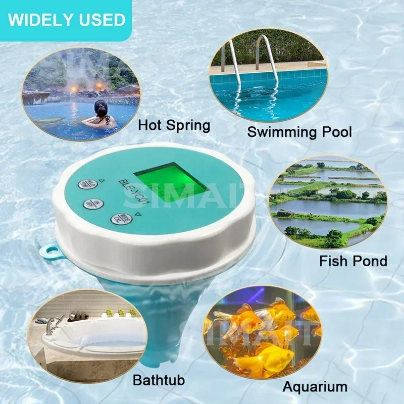 Professional 6-in-1 Water Quality Tester | with Bluetooth APP for Pool Monitoring
Professional 6-in-1 Water Quality Tester | with Bluetooth APP for Pool Monitoring