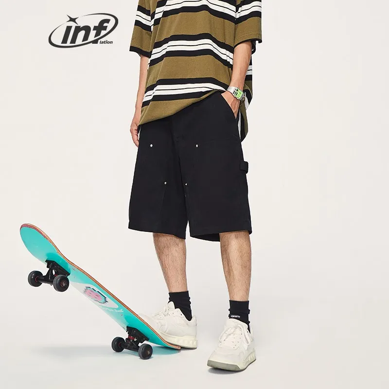 Alt Basics Solid Color Multi Pockets Cotton Wide Leg Shorts Men Plus Size Harajuku Cargo Shorts Unisex
Alt Basics Solid Color Multi Pockets Cotton Wide Leg Shorts Men Plus Size Harajuku Cargo Shorts Unisex