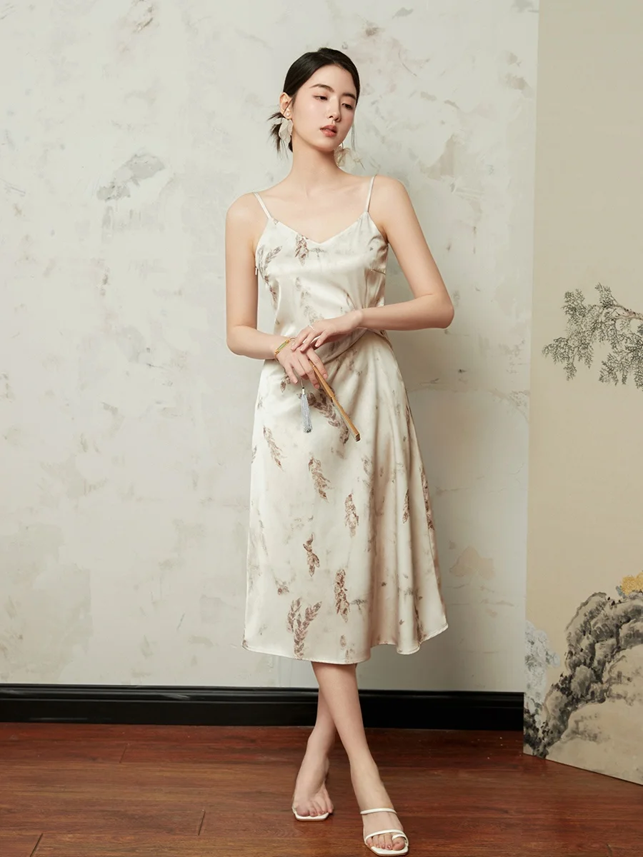 Kiki Chinese Sle Floral Print ter Ne Midi Dr Women's Ele Gown Asymmetrical Design Svel Spring Summer Dr
Kiki Chinese Sle Floral Print ter Ne Midi Dr Women's Ele Gown Asymmetrical Design Svel Spring Summer Dr