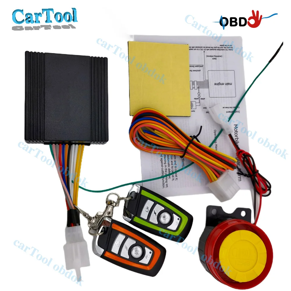 Motorcycle Anti-theft Device One-touch Start & Stop Auto Search Horn & Lights Anti-theft Moto Security Alarm
Motorcycle Anti-theft Device One-touch Start & Stop Auto Search Horn & Lights Anti-theft Moto Security Alarm