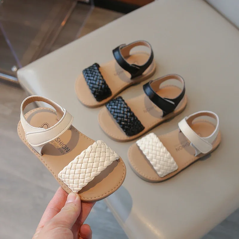 Baby Girls Woven Sandals Summer Toddler Kids Casual Shoes Soft Soled Anti Slip Children Beach Sandals Princess Shoes Size 22-31
Baby Girls Woven Sandals Summer Toddler Kids Casual Shoes Soft Soled Anti Slip Children Beach Sandals Princess Shoes Size 22-31